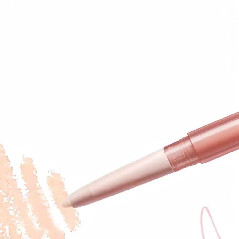 For Qiyuduola Dual Ended Eye Makeup Pen Matte Beige Shimmer Pink Highlighter Contour Stick Long Lasting Silky Eyeliner Tool