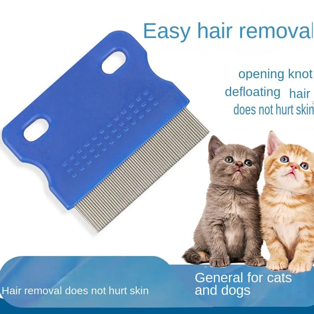 Nit Lice Removal Comb Pet Hair Shedding Comb Ultra Fine Metal Teeth Clean Head Hair Pet Fur Flea Muiltipurpose Pet Accessories