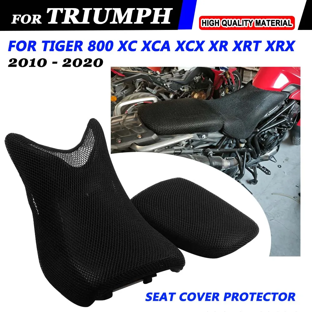 For Triumph Tiger 800 Tiger800 XC XCa XCx XR XRt XRx 2010 -2020 Motorcycle Sunscreen Thermal Seat Cushion Cover Protection Guard