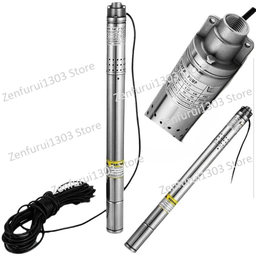 Deep well 50mm stainless steel submersible pump 2 inch vertical screw for small electric pumping well