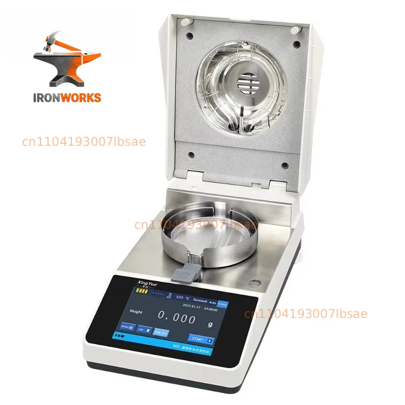 110g 0.01g Grain Moisture Meter With Touch Screen Cheaper Price RS232 Connected Printer