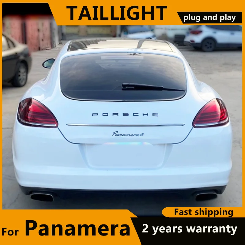 For Porsche Panamera LED Tail Lights 2010 2011 2012 2013 Panamera 970 Rear Fog Brake Dynamic Turn Signal Automotive Accessories