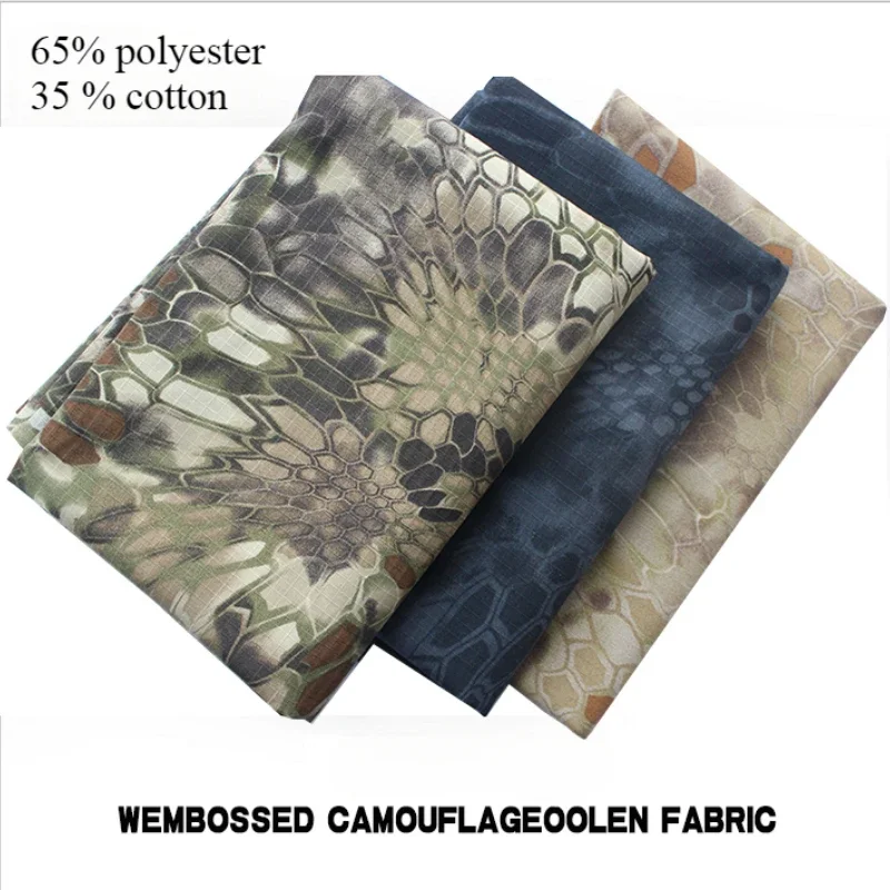 

Outdoor Thickened Camouflage Fabric Desert Python Military Blend Fabrics