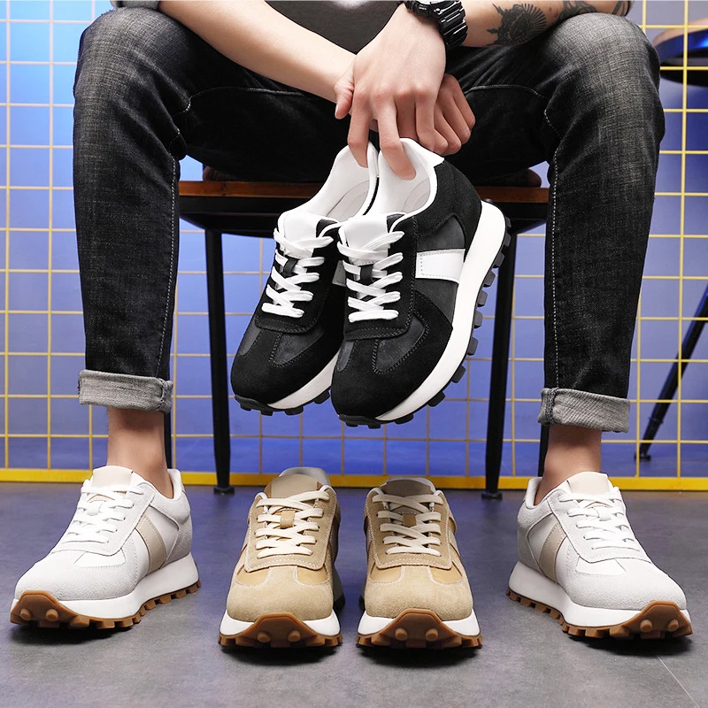 

Classic Men's Sneakers And Casual Shoes Women Height Increasing Shoes Couple Walking Trainers Athletic Sports Clunky Sneakers