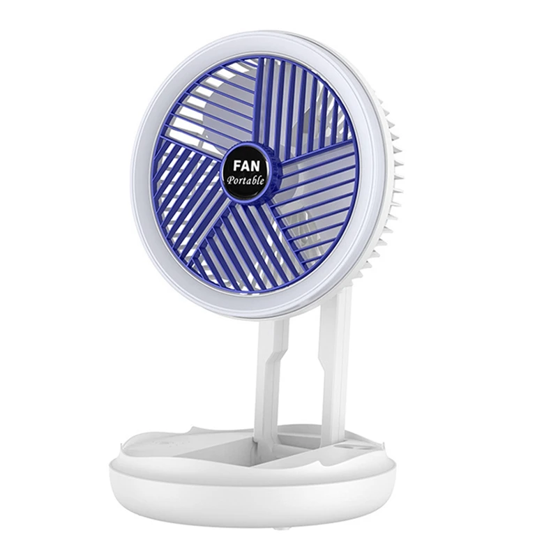 

Rechargeable Fan Portable Fan USB Rechargeable Folding Telescopic Mini Desk Fan 360° Degree Rotation Cooler For Home