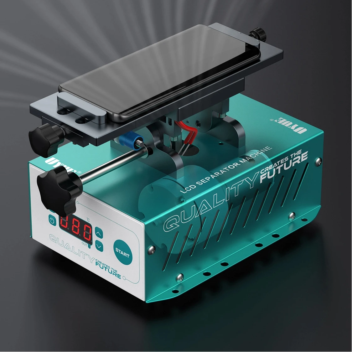 

958S-3 400W LCD Screen Separator, 50-120°C,For 7" Max screen heating, glue, framing, and separating screens 110V 220V