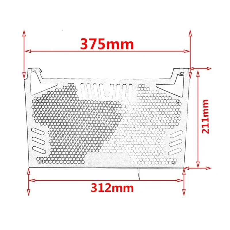 For Aprilia SHIVER GT 750 SHIVER 900 17-18 Motorcycle Radiator Guards Water Cooling Protector Moto Grill Protector