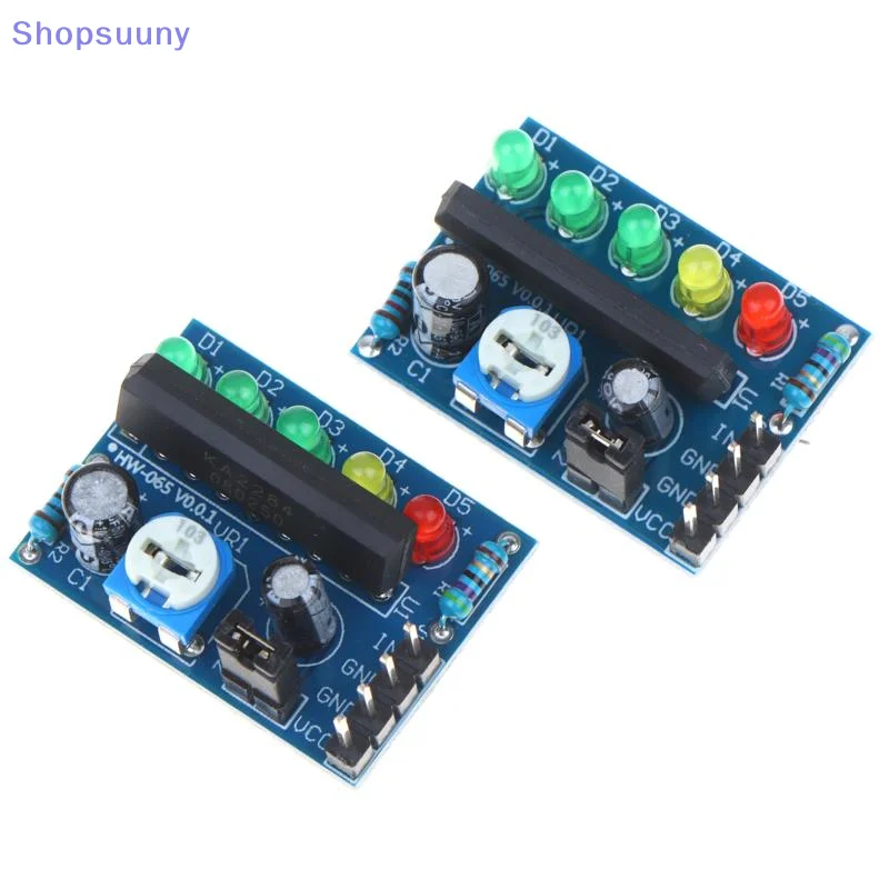 [SU]1/2/3Pcs KA2284 Power Audio Level Indicator Module Battery Capacity Indicator Red Green LED For Voltmeter Volume VU Meter