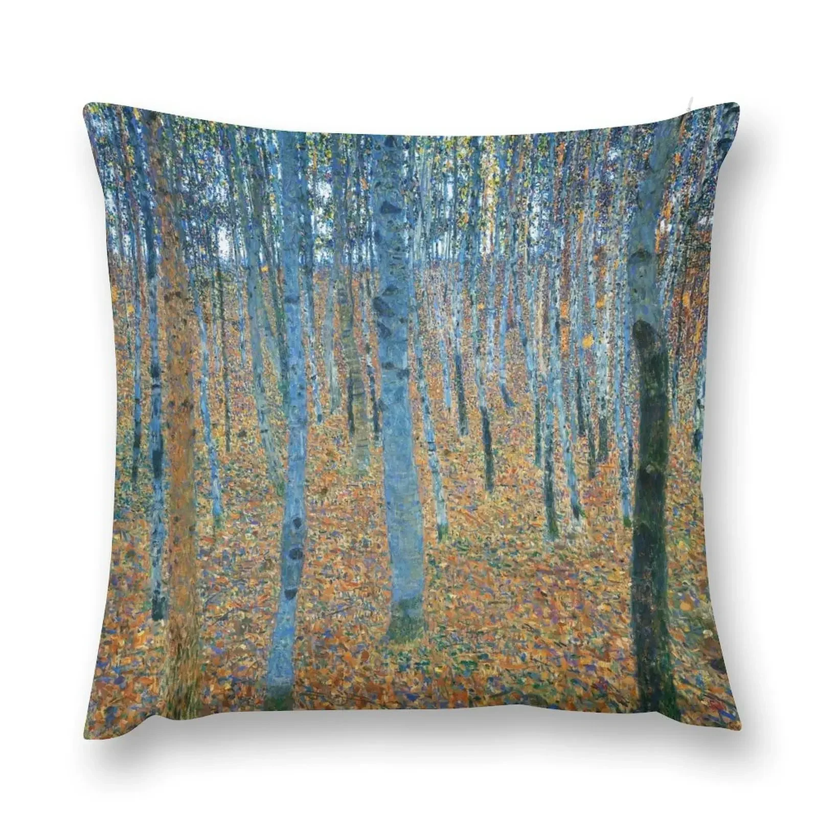 

HD. Beech Grove I, by Gustav Klimt . HIGH DEFINITION Throw Pillow Cushions Home Decor Decorative Cushion Cover pillow