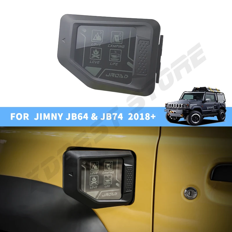 

Jimny Fuel Tank Cover Fuel Filler Tank Gas Cap Decoration Cover for Suzuki Jimny 3-Door JB74 JB64 2019 2020 2022 2023 2024 2025
