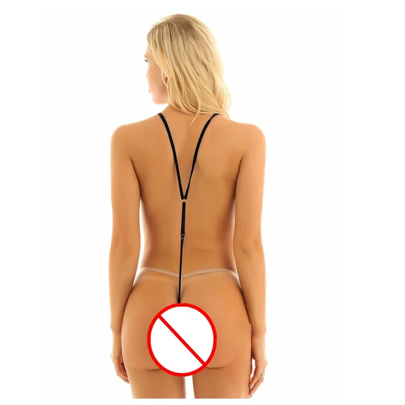 RT01 damskie letnie bikini stroje kąpielowe przezroczysta bielizna strój kąpielowy paski spaghetti Y-back Mini mikro stringi bikini bielizna nocna seksowna i Gf1