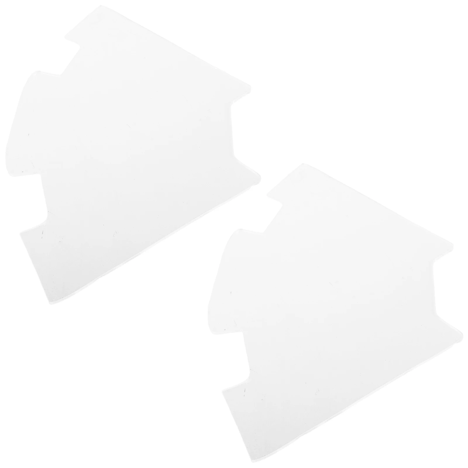 

2pcs Handmade Quilting Template Transparent Acrylic Stencil for Key Pouch Bag Craft Durable Sewing Pattern Tool Diy Handbag