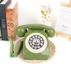 Cheeta Green Color Push Button Wedding Phone Message Voice Record Retro Audio Guest Book Vintage Guestbook Antique Telephone