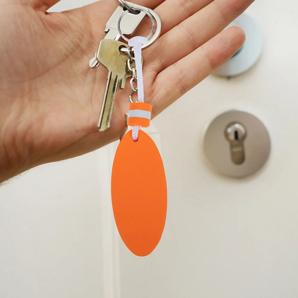 

12 Pcs Keychains EVA Surfing Shape Water Sports Boat Floating Keychain For Boat Keys Rafting Sailing Floatable Keychain Green