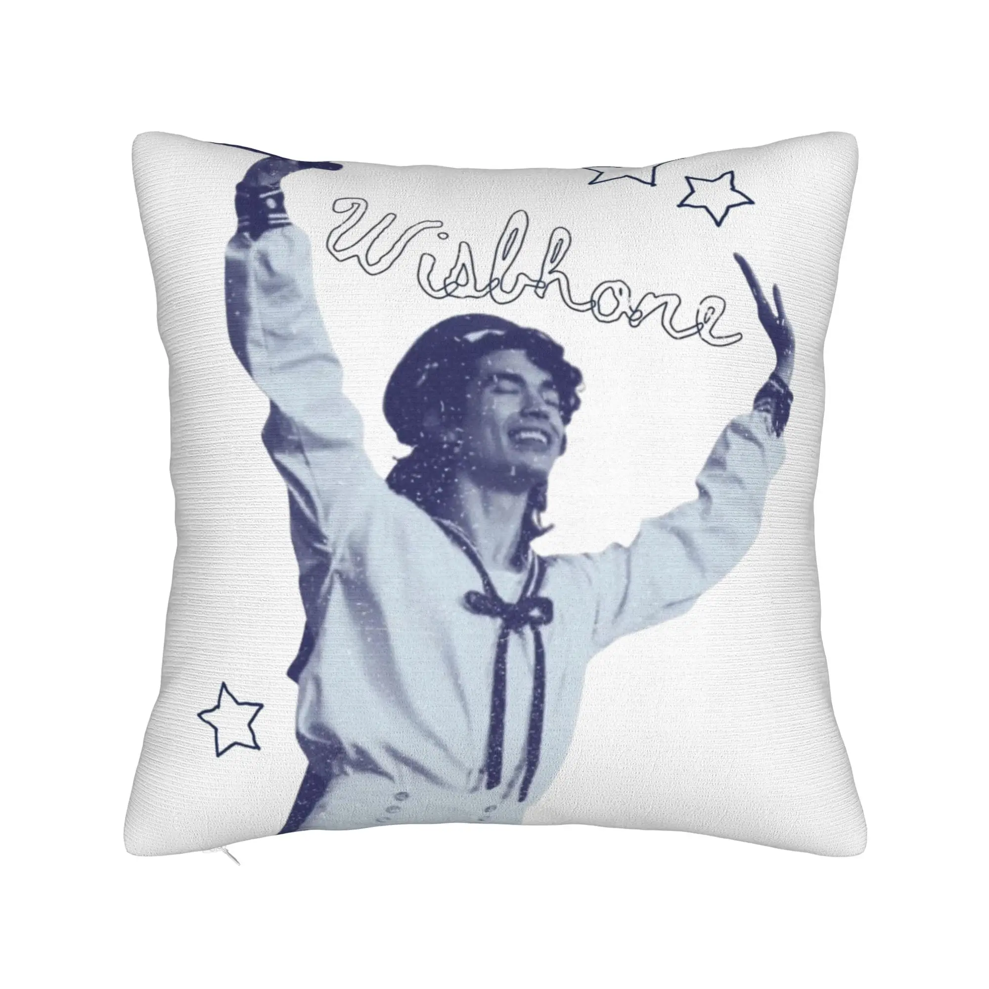 

Wishbone Conan Gray Pillowcase Printing Polyester Cushion Cover Decor Pillow Case Cover Car Zippered 45*45cm