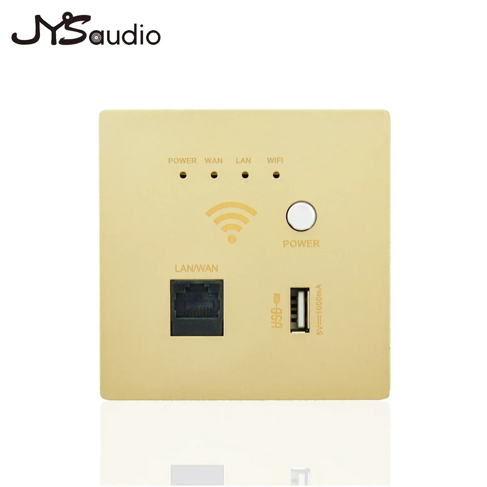 Wireless Multifunctional Wall WIFI Router 300Mbps Relay Routers Embedded Panel AC 90-260V USB Socket Anti Rubbing Network