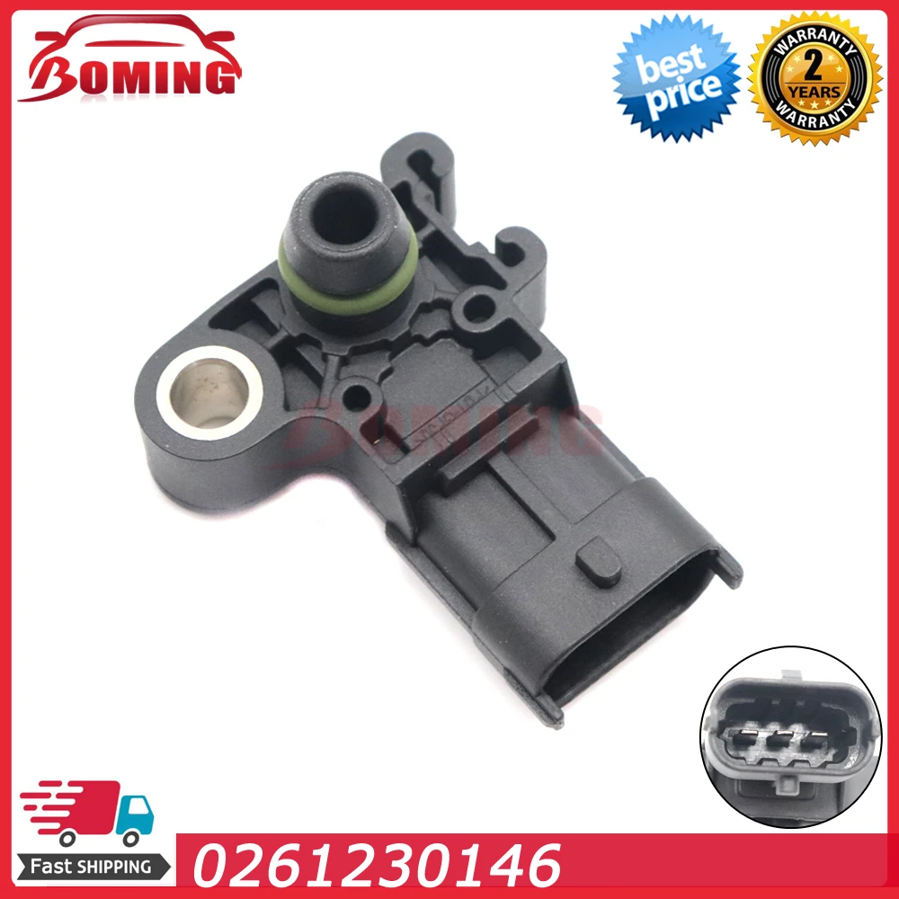 New MAP Sensor AS372 0261230146 0261230282 FOR BUICK CADILLAC CHEVROLET PONTIAC