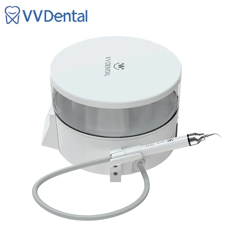 Dental Ultrasonic Scaler Unit Machine with 1100ML Bottle Large Capacity Water Supply LED Handpiece Tip Scaling Perio Endodontics