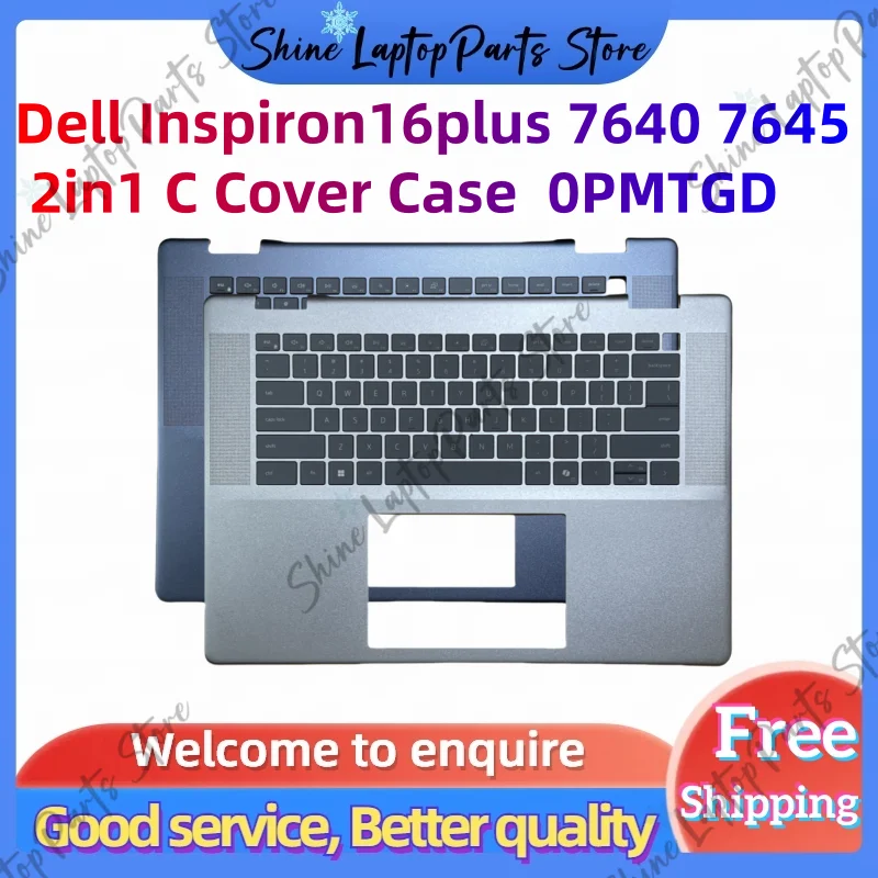 

For Dell Inspiron16plus 7640 7645 2in1 C Cover Case Laptop top Case Upper lid keyboard 0PMTGD