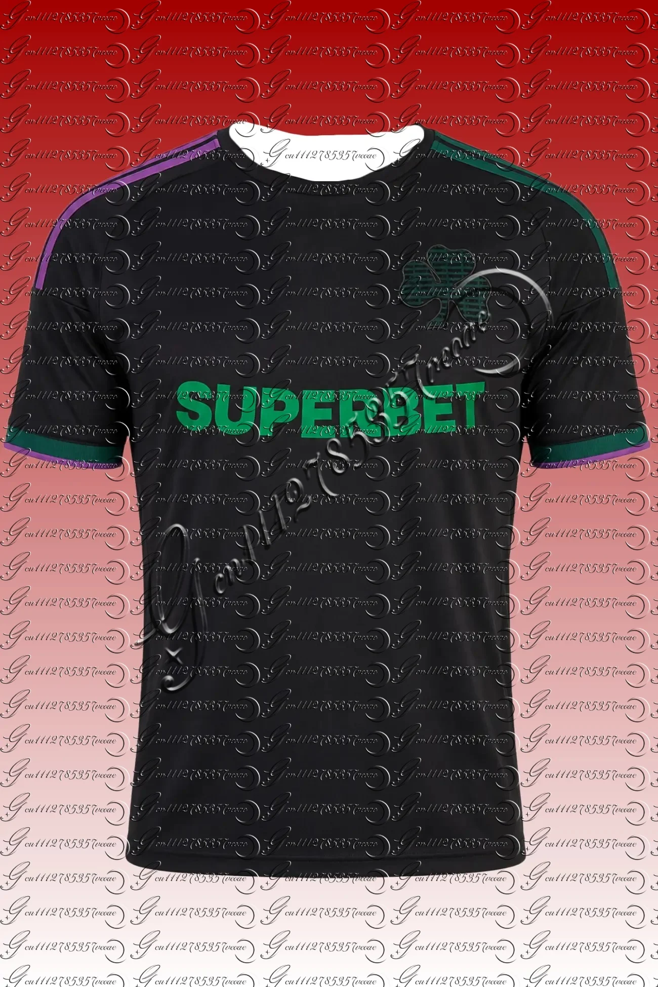 Panathinaikos Home Away Soccer Jersey Men Green Black Short Sleeve Greece Breathable Football FamilyMatching