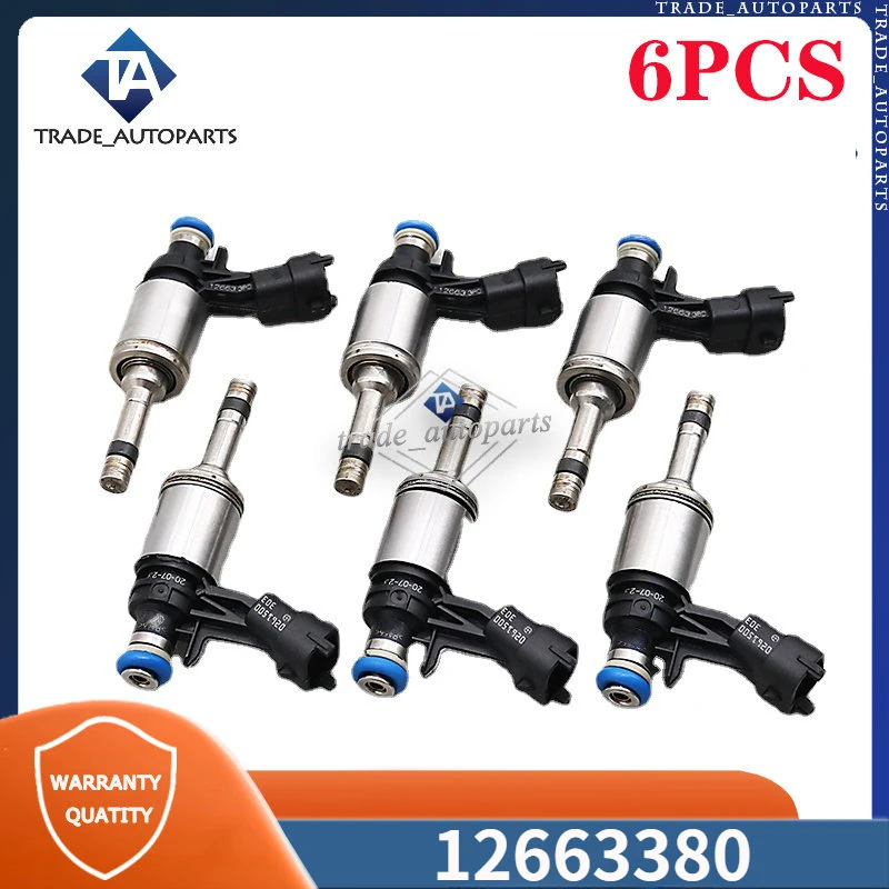 

Fuel Injectors 6PCS 12663380 For 2012-2017 Buick Enclave Chevrolet Traverse GMC Acadia 3.6L 12634491 FJ1152