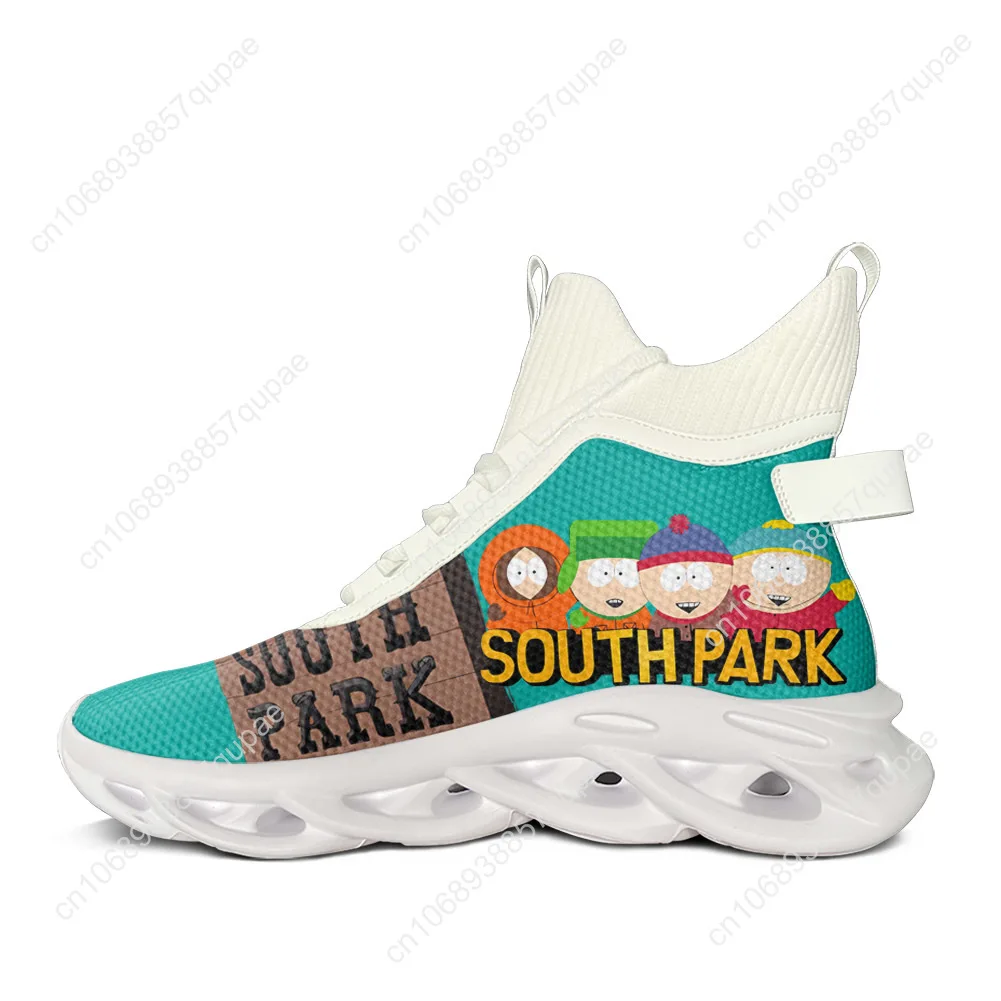 South Park Anime Comedy High Top Flats Sneakers Retro Street Men Women Hiking Sneakers Running Shoes view 2