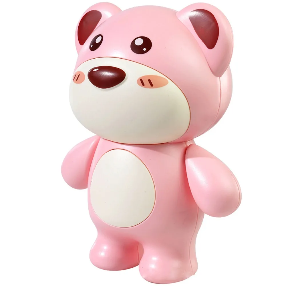 저금통 귀여운 곰 돼지 저금통 장식 대용량 작은 돈 상자 팔 이동식 모델 곰 어린이 보관 상자