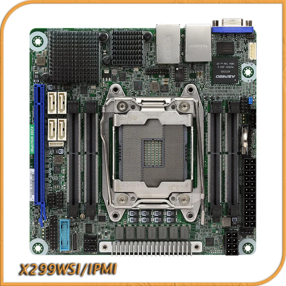 

For ASROCK Rack X299WSI/IPMI LGA2066 Mini Server Board