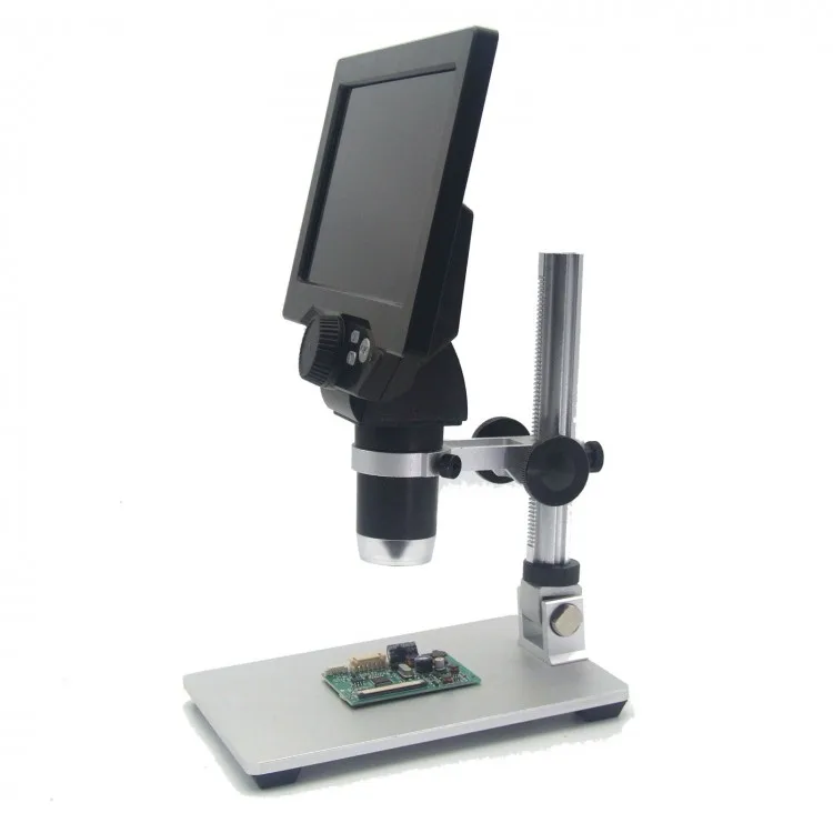 G1200 1200X 12MP 1080FHD Fotocamera per microscopio digitale Versione standard Tipo plug-in con display LCD da 7"