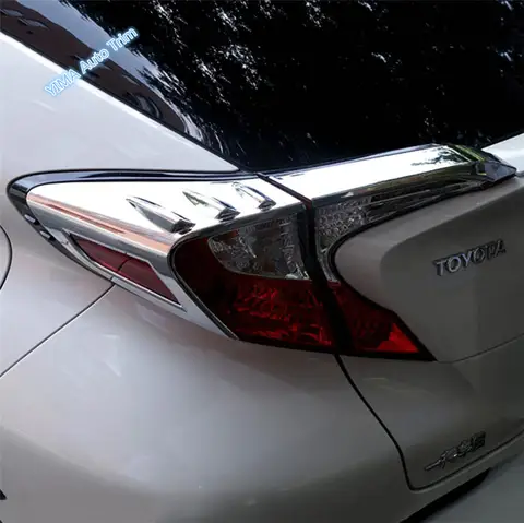 Rearview Mirror Protect Streamer Decor / Front Fender Side Air Vent / Fuel Tank Cap Cover Trim For Toyota C-HR CHR 2016 - 2021 10 best sales toyota chr styling - №6