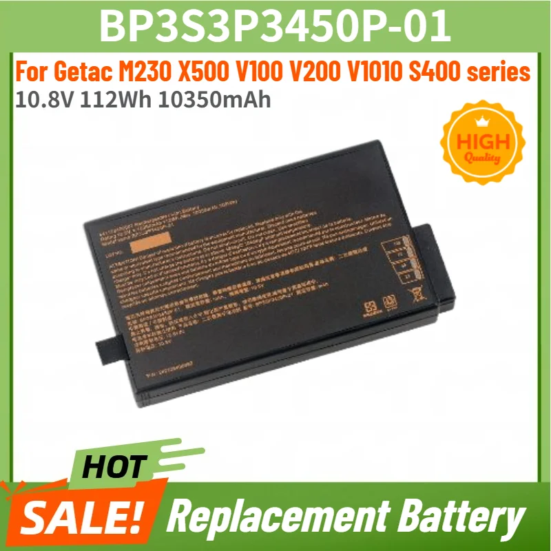 Brand New BP3S3P3450P-01 Laptop Battery 10.8V 112Wh 10350mAh For Getac M230 X500 V100 V200 V1010 S400 series Replacement Battery