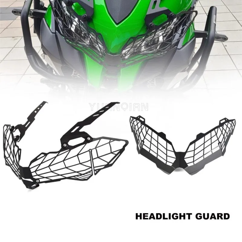For KAWASAKI VERSYS 650 1000 KLE1000 300 R Motorcycle Headlight Guard Headlamp Protection Grill Cover VERSYS650 VERSYS1000