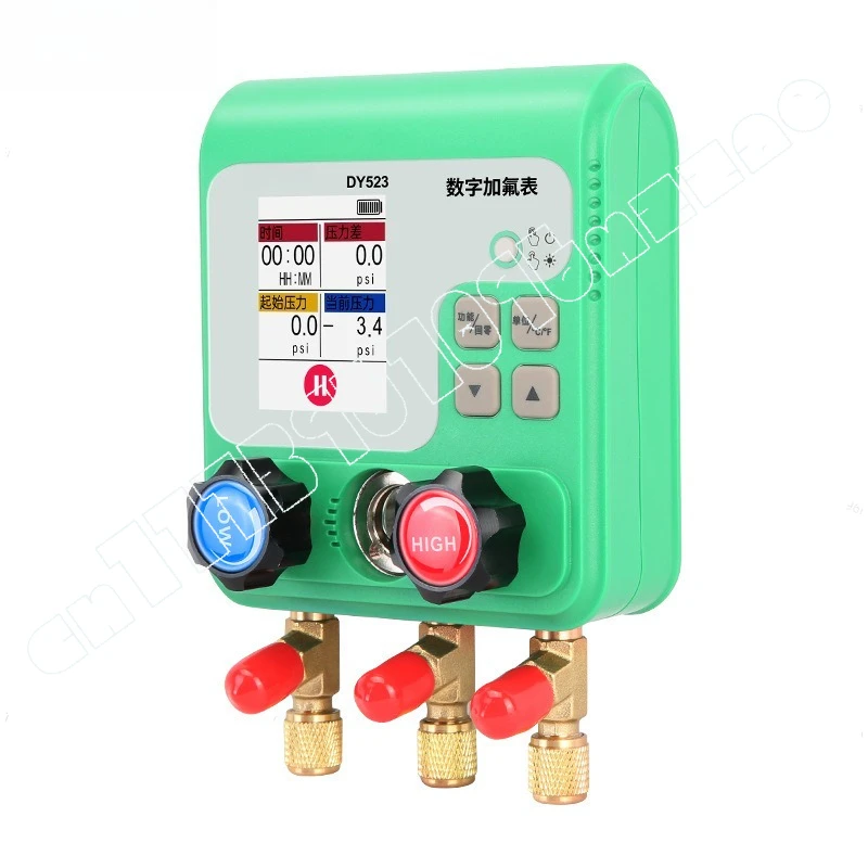 

DY523 Automotive Air Conditioning Fluorinated Vacuum Pressure Gauge Liquid Fluoride Filled Refrigeration Maintenance
