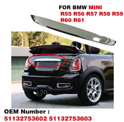 51132753603 chromowana klapa tylna uchwyt bagażnika zamienna kompatybilna z BMW Mini Cooper R55 R56 R57 R58 R59 tylna klapa uchwyt