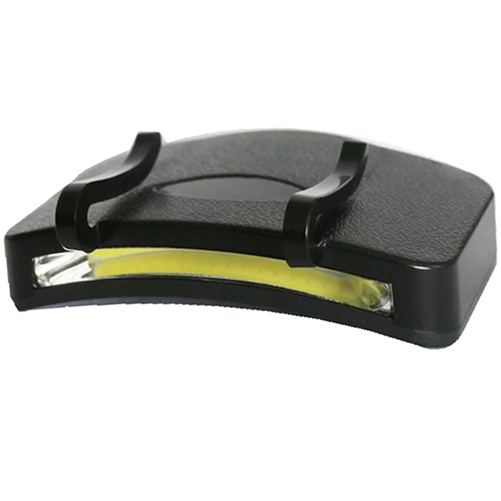 2 قطعة Cob على مصباح مقاوم للماء كشافات أمامية خارجية صغيرة بدون استخدام اليدين ضوء ساطع للتخييم والتنزه وصيد الأسماك والجري