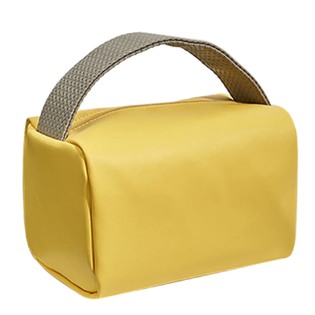 

Candy Colored Toiletry Bag Storage Travel Supply Makeup Pouch Easy Clean Sturdy Zipper Dust Proof Creative Design