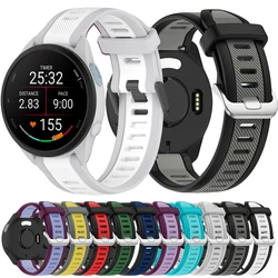 18/20/22mm Official Silicone Strap for Garmin Forerunner 165/55/Venu 3 3S 2 Sports Replacement Wristband Garmin 965 955 255 265S