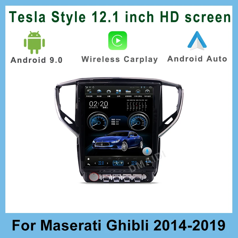 

12.1 Inch Car Radio Android 9 Multimedia Player For Maserati Ghibli 2014 - 2016 Car GPS Navigation Stereo Carplay Auto Stereo 4G