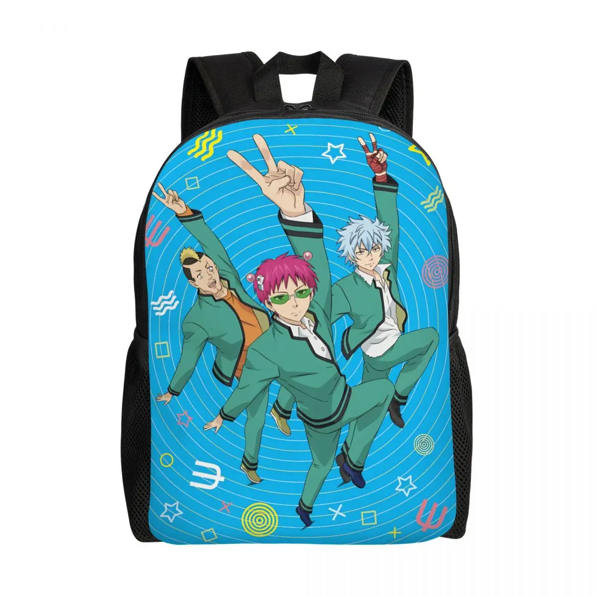 

Персонализированный рюкзак S-Saikies K Manga Cute для путешествий, для женщин и мужчин, школьный рюкзак для ноутбука, сумка для книг, студенческий рюкзак для колледжа, повседневные сумки