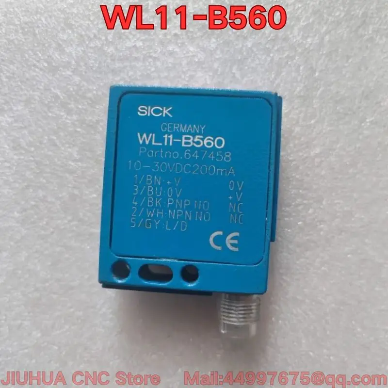 Second-hand WL11-B560 photoelectric sensor function test is normal