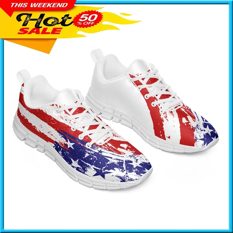 

USA United States Flag Dropshipping Print On Demand Custom Shoes Sneaker Custom Print POD Shoes Sneaker