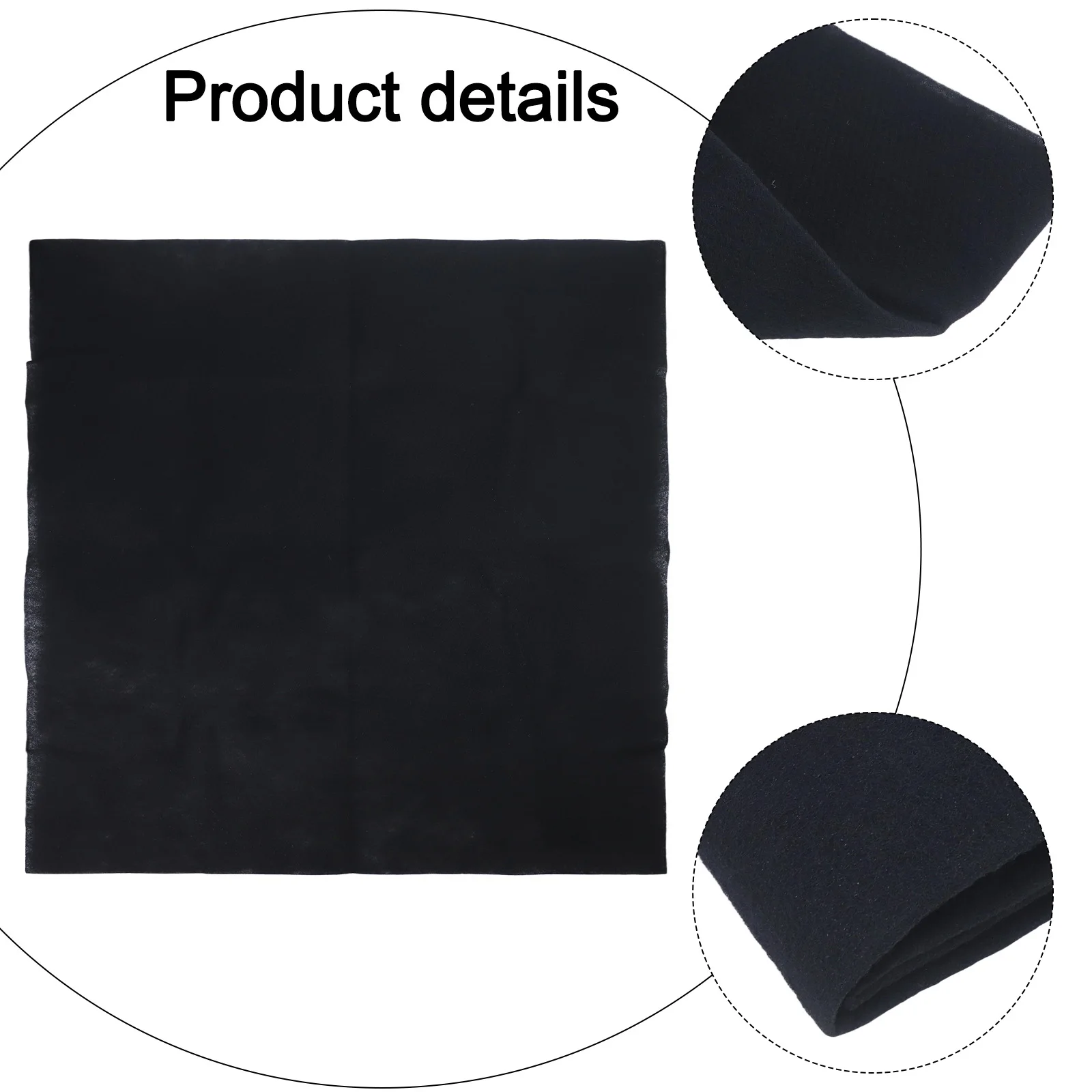 Kitchen Environment Black Activated Carbon Filter Purification Filter Odour Control Filter Versatile Kitchen Use