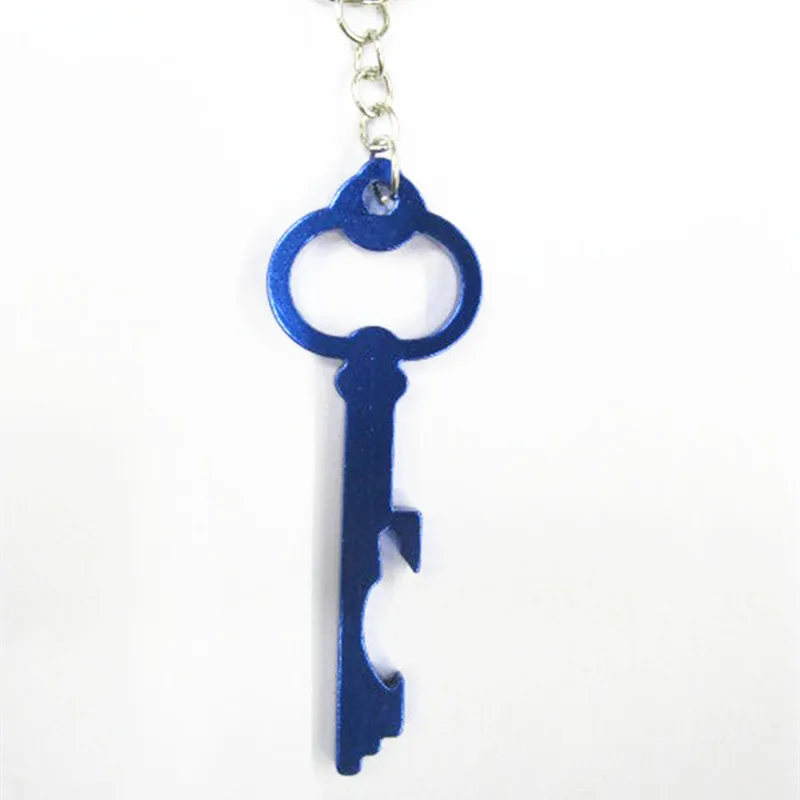 Aluminum Alloy Key Pendant Stainless Steel Car Keyring New Creative Car Bag Accessory Bottle Opener