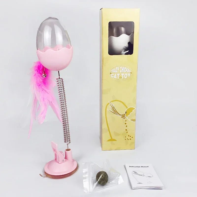

Ball Pet Cat Accessories Catnip Toy Teaser Tumbler With Funny Educational And Rocking Feeders LED Slow