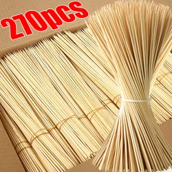 Bamboo Skewer Sticks Sturdy Disposable Barbecue Fruit Natural Wood Sticks Home Barbecue Party Buffet Food BBQ Tools Accessories