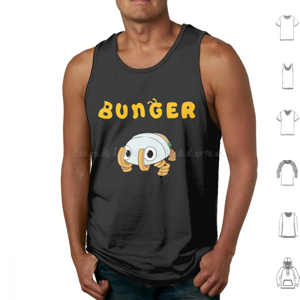 Bugsnax Bunger Gift Idea For Fans Tank Tops Print Cotton Bugsnax Gaming Strabby Bunger Cute Ps5 Adventure Funny Bug