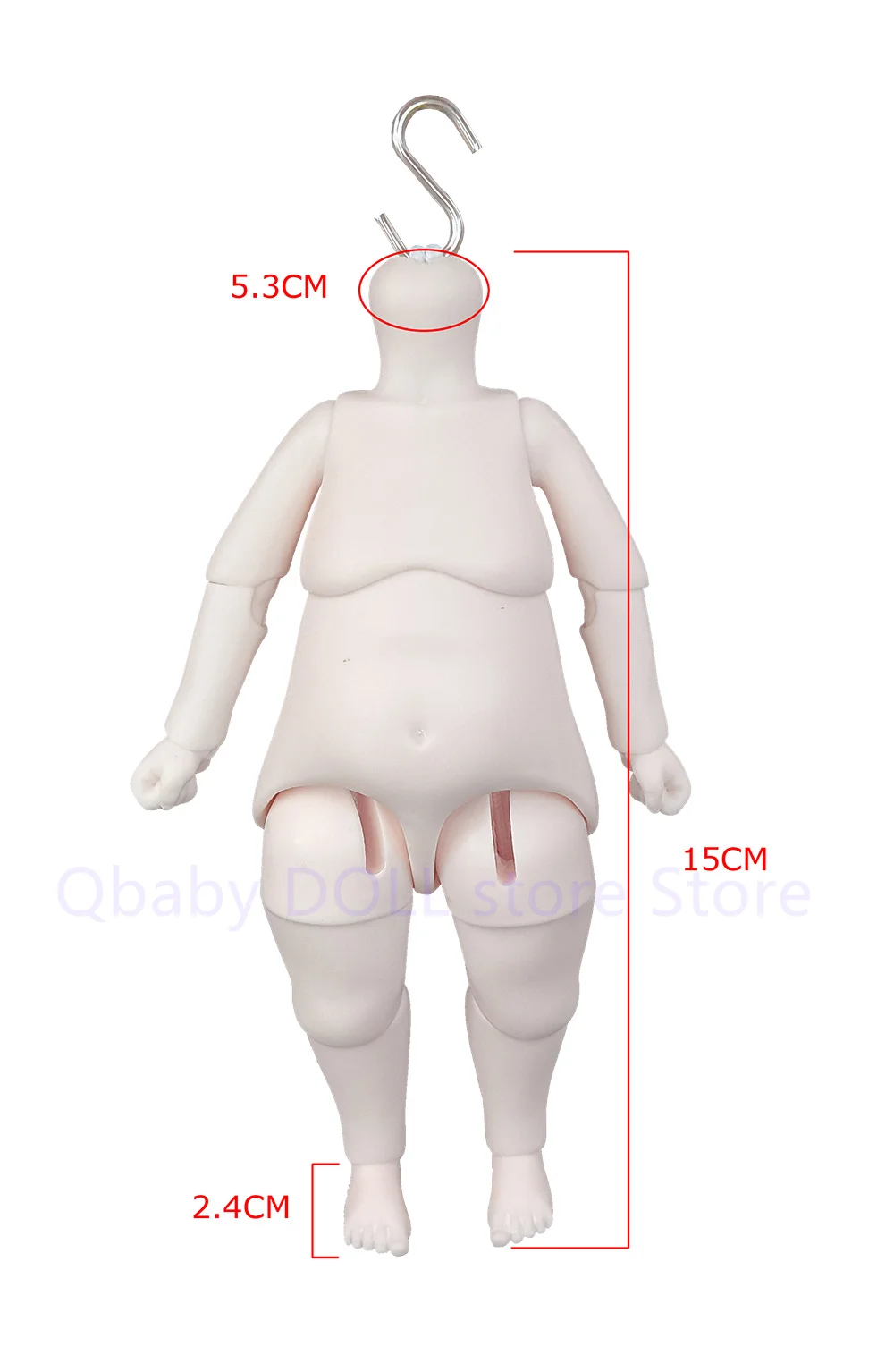 Bjd1/6 xiaopangti  baby bjd accessories human body accessory body