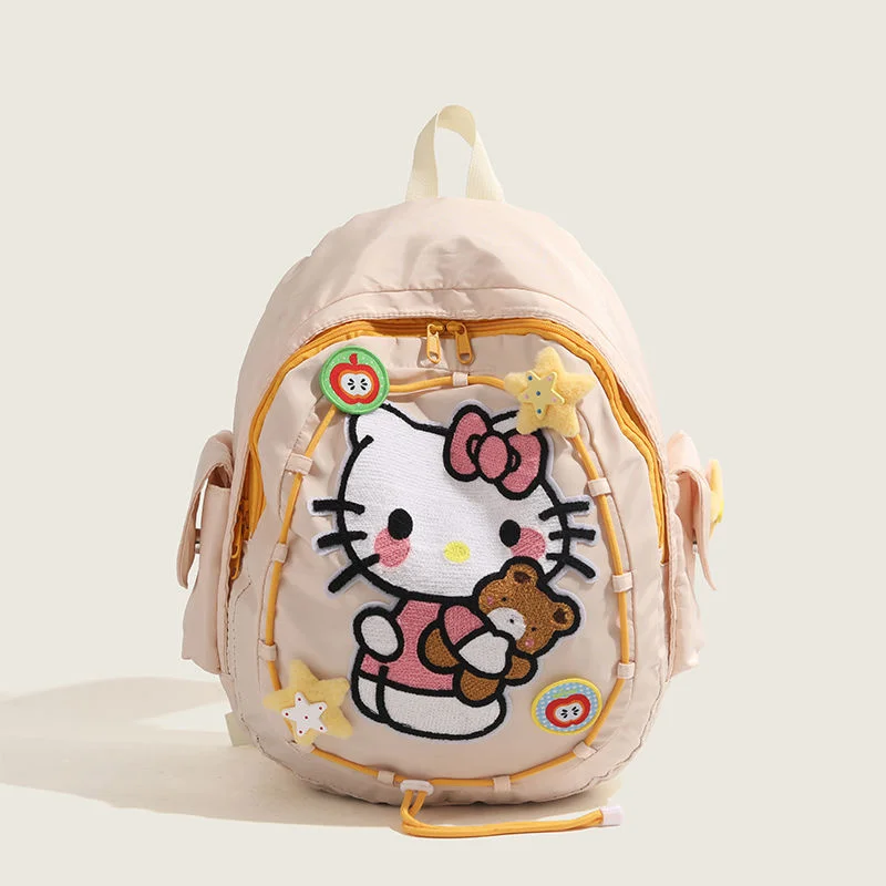 

Рюкзак для девочек Sanrio с Hello Kitty, милый рюкзак Hello Kitty, модный школьный рюкзак, детский мини-рюкзак