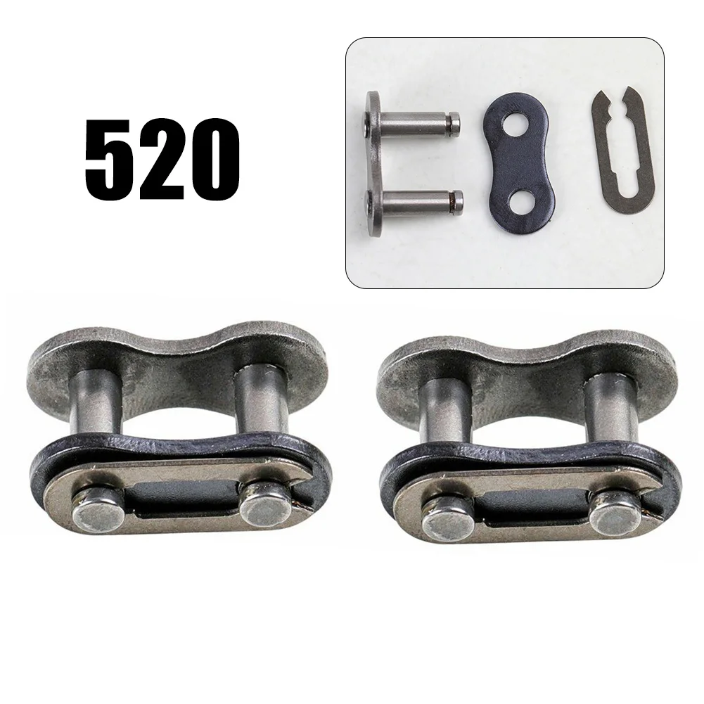 2PCS  Brand New 520 Chain Master Link Metal Master Link for motorcycle ATV off-road vehicles Scooter Mini Bike Chain