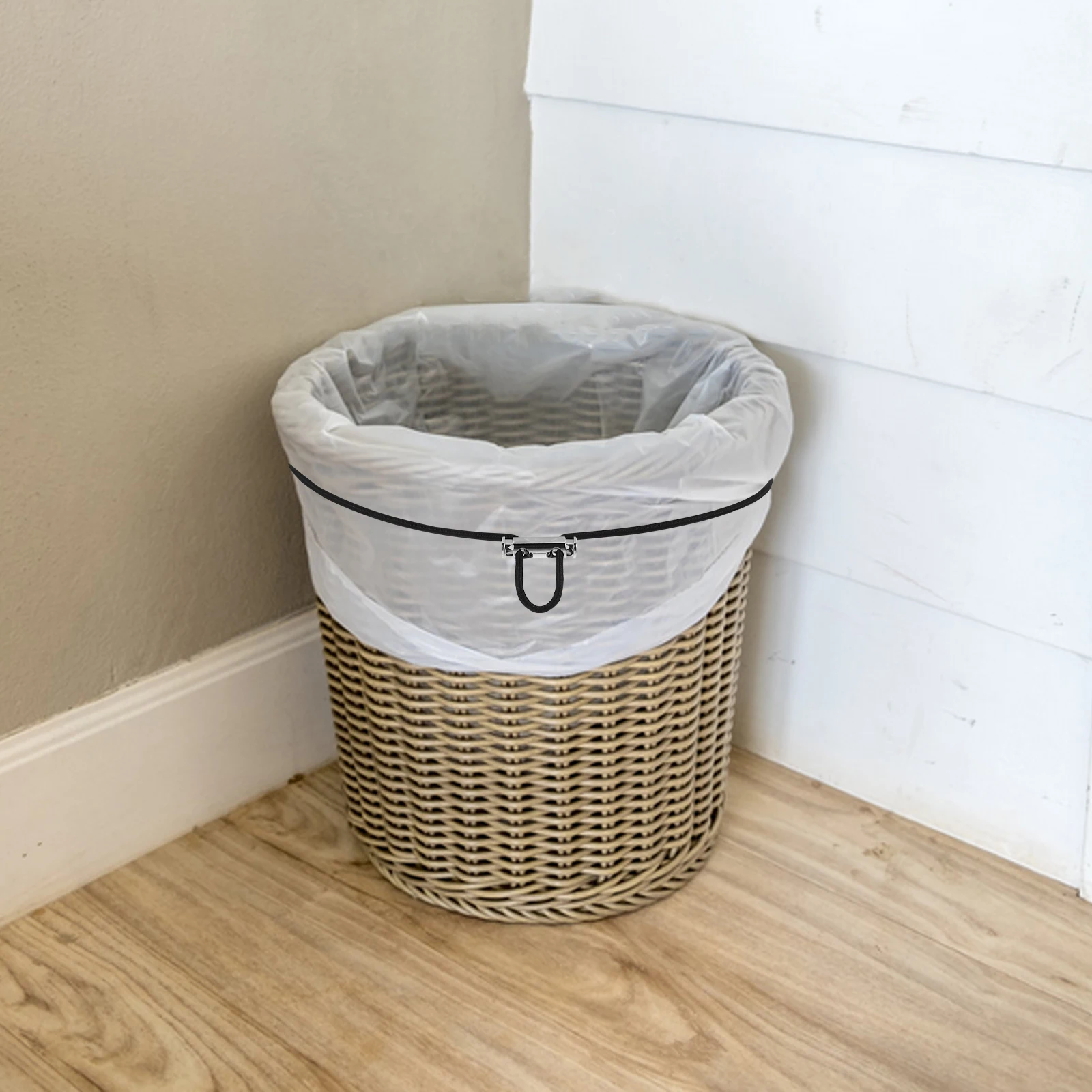 

3 Pcs Fixed Rope Rubber Band Ring Elastic Trash Can Strap Garbage Bands Fastener Heavy Duty Kitchen